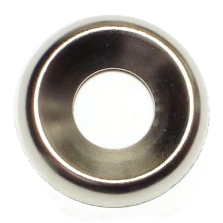 Midwest Fastener Countersunk Washer, Fits Bolt Size 5/16" , Steel Nickel Plated Finish, 30 PK 61846